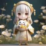 nai you jin se han fu yu tu zi chao xi jie guang xian zhui zong 3d shou ban tu