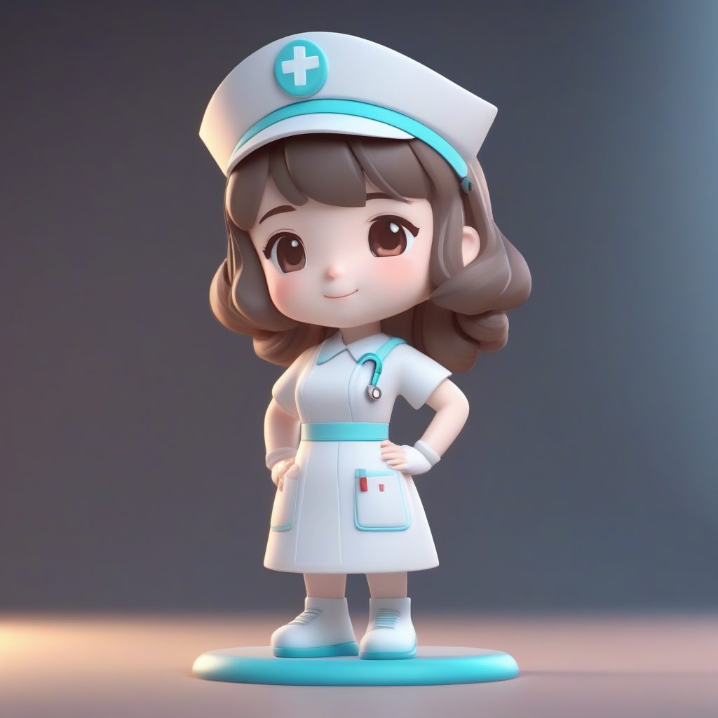 粘土材质Q版护士教程:Octane渲染的帕斯卡色盲盒设计秘籍