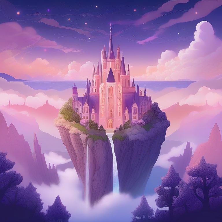 漂浮群山中的梦境城市