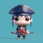 popmart mang he pan ni hai dao feng q ban zai tao gong zhu quan shen 3d xuan ran