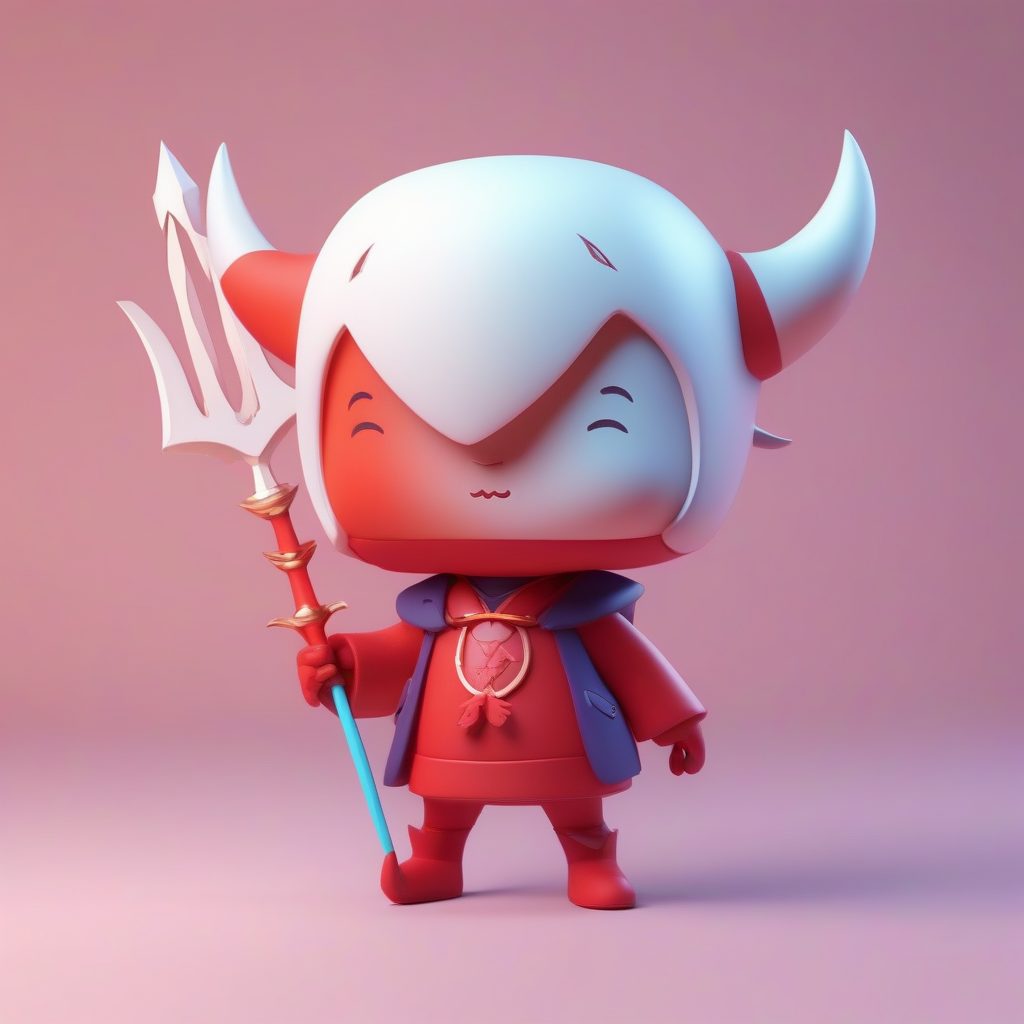 Pop Mart粘土风Q版表情包AI绘画：C4D超清3D渲染提示词教程