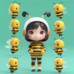 q ban mi feng nyu hai bao zhe mi guan wei xiao lyu se chun se bei jing xuan ran tu