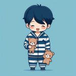 Q版睡衣男孩2D插画:慵懒可爱的极简风格设计 3 q ban shui yi nan hai 2d cha hua yong lan ke ai de ji jian feng ge she ji