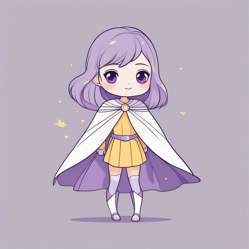 Q版英雄涂鸦风:极简线条,夸张滑稽的超级英雄姿势