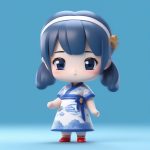 qing hua ci qi pao luo li c4d gao guang q ban jue se ka pai ke ai zha yan dong tai xuan ran