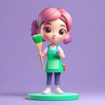 qing xin ma ka long se q ban mei shu nyu jiao shi 3d nian tu quan shen zhan li gao pao guang ti shi