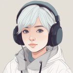 清新治愈系AI绘画:利用“纯色背景”和极简描边突出人物主体 6 qing xin zhi yu xi ai hui hua li yong chun se bei jing he ji jian miao bian tu chu ren wu zhu ti