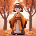 qiu ri feng ye q ban gao guang c4d xuan ran tian mei feng han fu shou ban ai ti shi ci