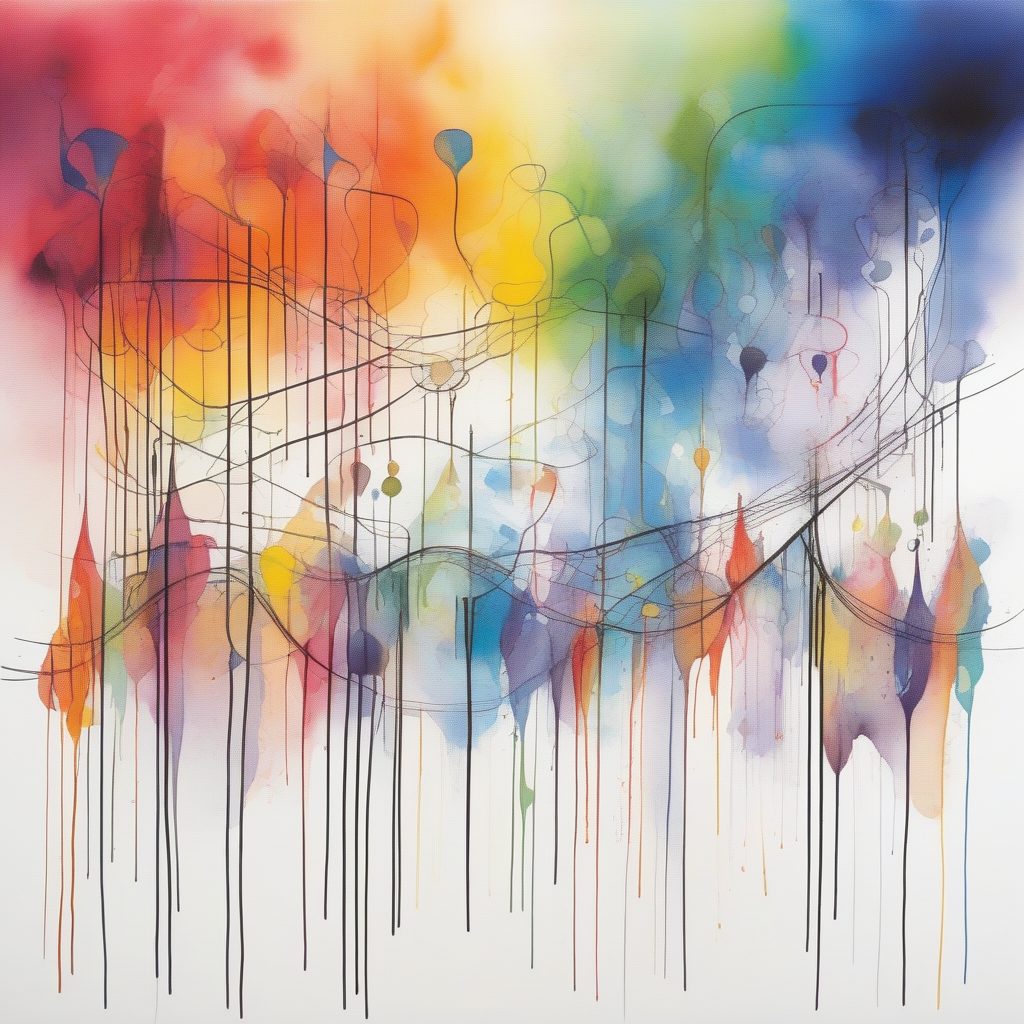 人体动力学抽象：几何分段的人体运动线稿