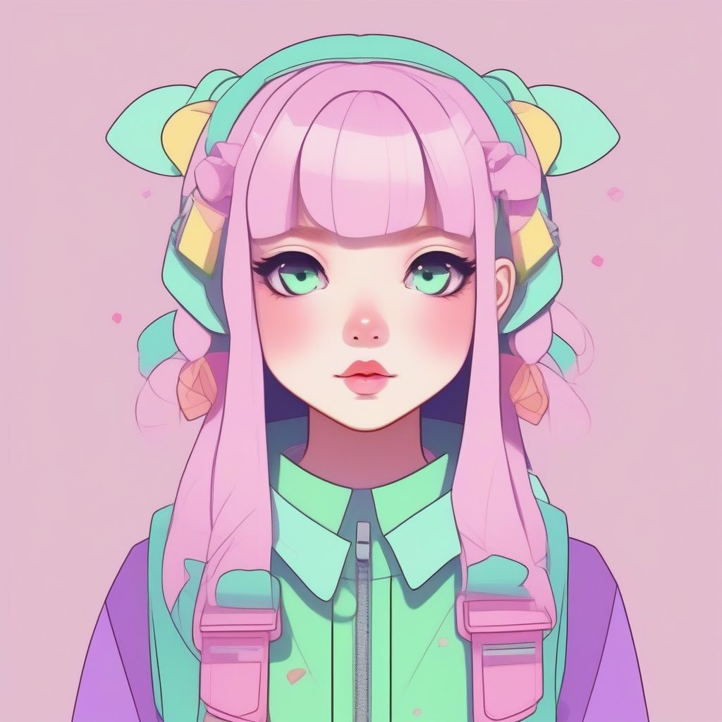 日系原宿潮流Q版女孩:极简Decora风格展示 3 日系原宿潮流Q版女孩:极简Decora风格展示