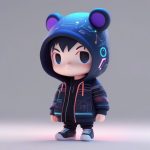 sai bo peng ke ni hong xiao zi q ban nian tu mang he shou ban oversize wei yi zhan li zhao