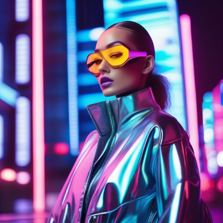 赛博朋克时尚未来感场景