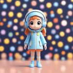 爆款Q版太空人头像生成!C4D粘土风盲盒手办全身AI绘画提示词 6 sd txt2img 1764496496