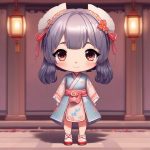 Midjourney/SD终极秘籍:生成高表现力【动态Q版旗袍少女】的可爱表情 7 sd zhong ji mi ji sheng cheng gao biao xian li dong tai q ban qi pao shao nyu de ke ai biao qing