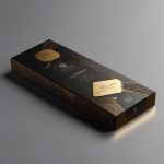 奢华黑巧:凹印金箔与磨砂材质的极简包装设计模型 3 she hua hei qiao ao yin jin bo yu mo sha cai zhi di ji jian bao zhuang she ji mo xing
