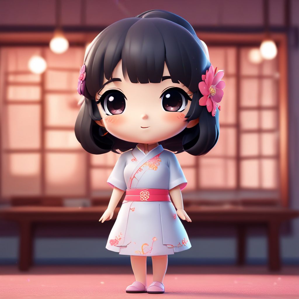 深度解析：如何用AI生成【高分辨率】单人Q版旗袍少女（8K细节流）