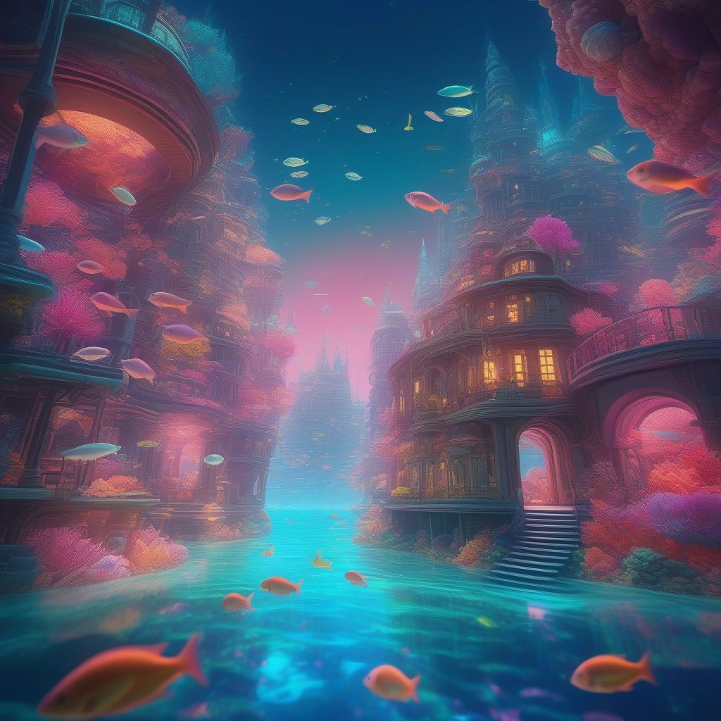 深海之城：珊瑚与玻璃的梦幻水下世界