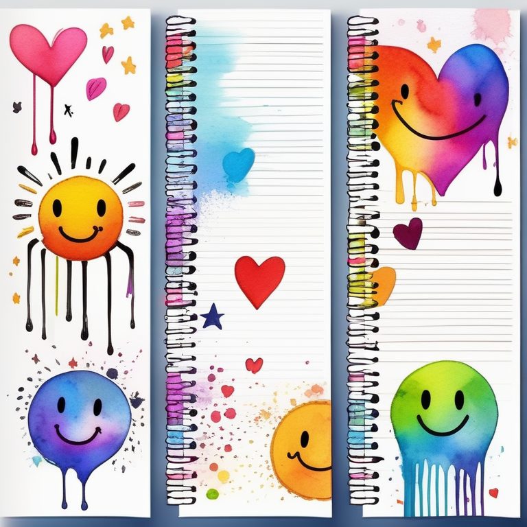 水彩简笔日记画