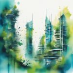 shui mo chou xiang wei lai sheng tai cheng shi yu chui zhi hua yuan de meng huan jiao zhi