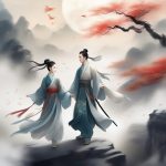 shui mo xian xia q ban gu feng qing lyu dong tai chang jing ti shi ci yu jian fei xing yi jing tu