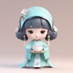 song zhi bei zi q meng mang he an jing yin cha de han fu xiao nyu hai quan shen 3d mo xing ti shi ci