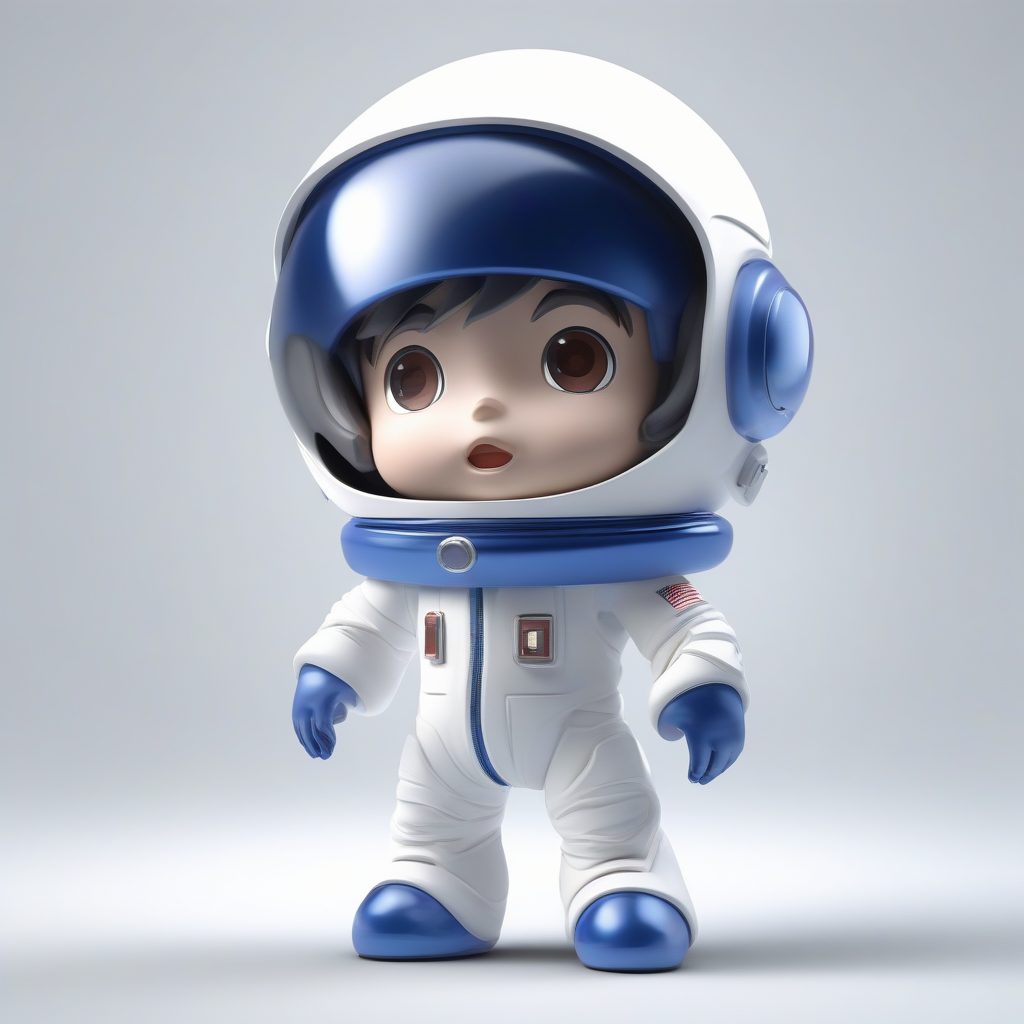 太空萌娃Q版盲盒:高抛光C4D宇航员全身渲染图鉴 1 太空萌娃Q版盲盒:高抛光C4D宇航员全身渲染图鉴