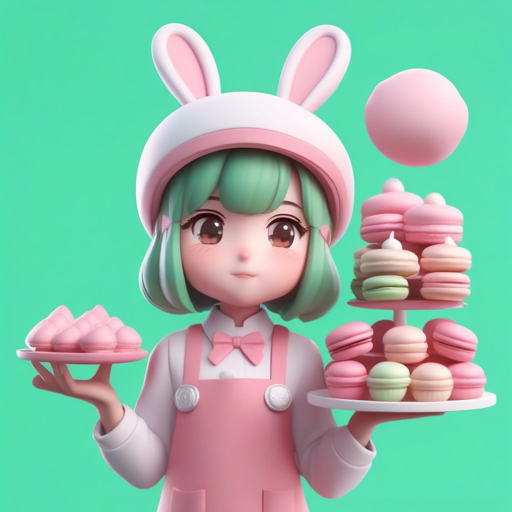 甜点师兔耳娘:手捧巨型马卡龙的Q版盲盒 11 甜点师兔耳娘:手捧巨型马卡龙的Q版盲盒