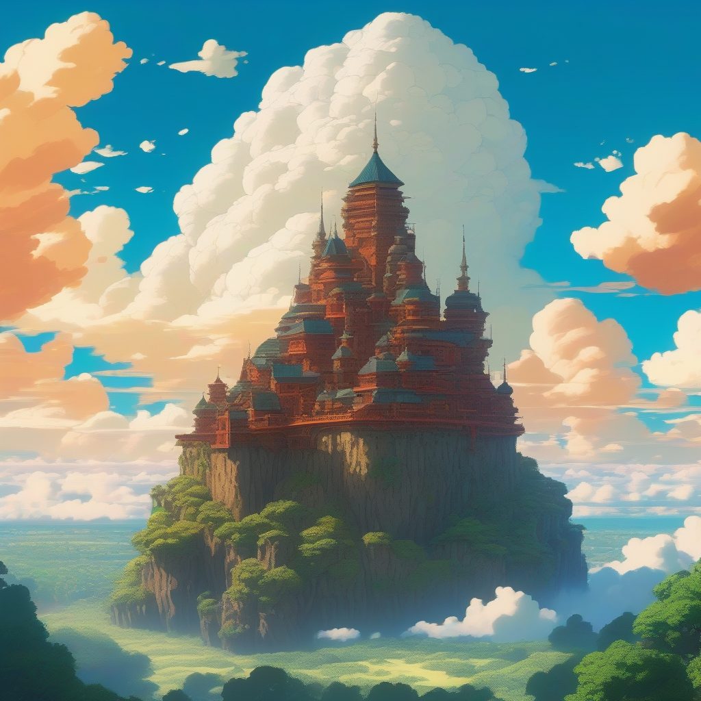 天空之城：漂浮岛屿上的秘密城堡