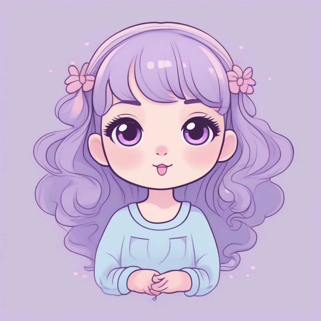 甜美Q版少女：充满活力的夸张舞蹈涂鸦