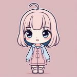 tian zhen lan man zhuo zhong qiang diao qiao pi biao qing de q ban cha hua