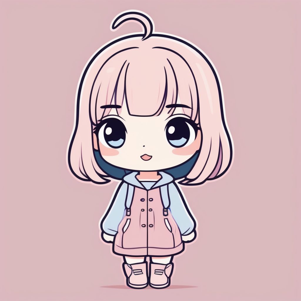 天真烂漫：着重强调俏皮表情的Q版插画