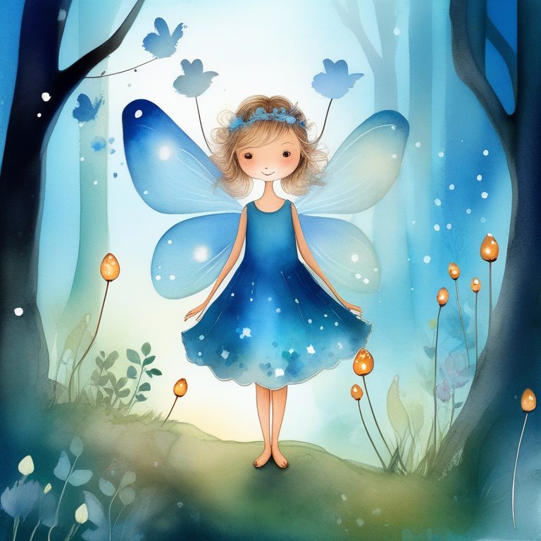 童话插画：梦幻森林精灵
