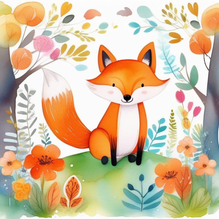 童话森林中的小狐狸