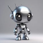 wei lai feng q ban ji qi ren c4d gao guang jin shu zhi gan quan shen zhan zi xuan ran tu