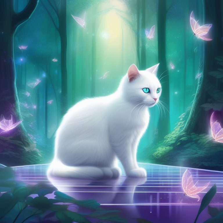 未来时尚猫咪森林秀场