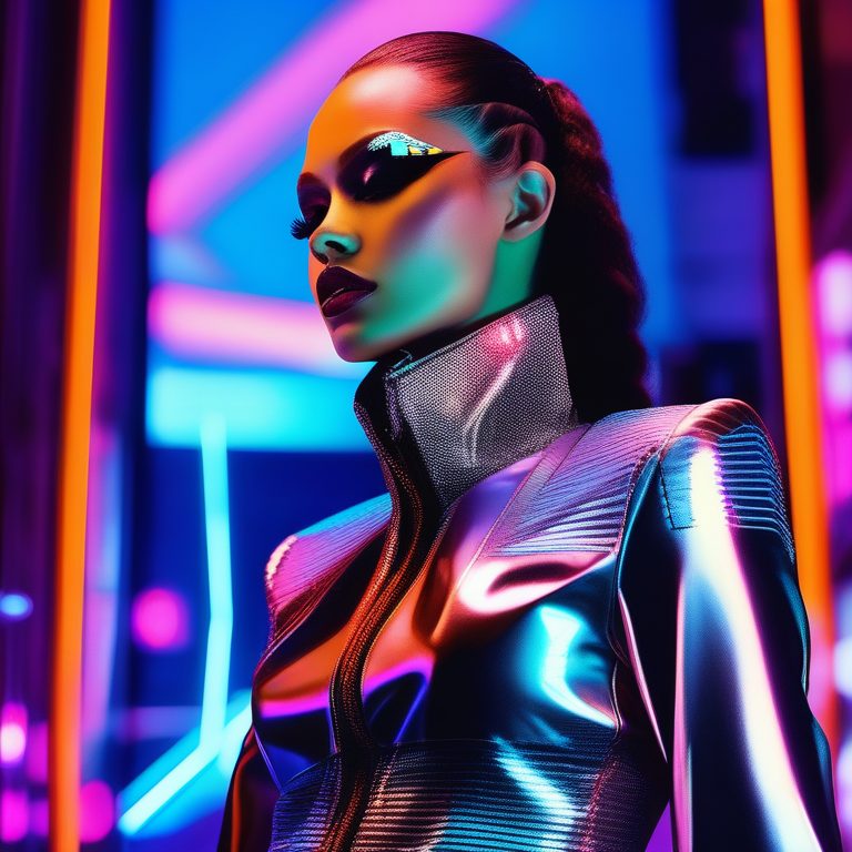 未来主义时尚编织编辑