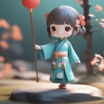 xian he ci xiu dan jiao zhan li de ji xiang q ban han fu xiao nyu hai 3d shou ban