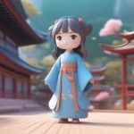 xian qi piao piao wei jin feng han fu shao nyu 3d nian tu mang he quan shen zhan li ti shi ci