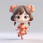 xiang yun wen qi pao q ban shuang wan zi tou shao nyu ben pao zhong hui gu de dong tai xuan ran tao