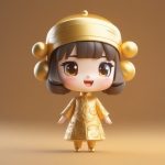 xin nian jin se qi pao q ban shou ban gao xi jie 8k xuan ran mang he dong tai quan shen zhan zi