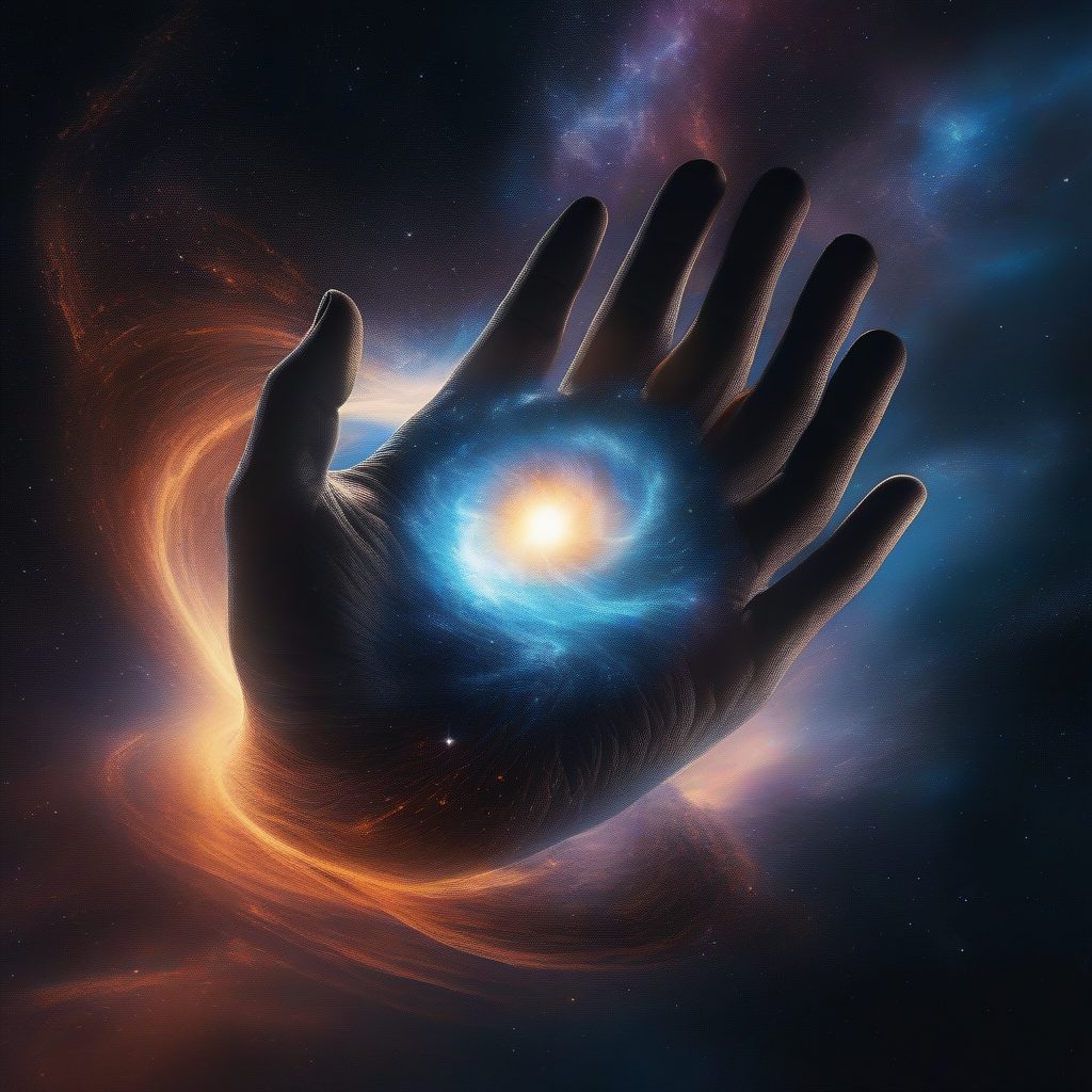 星辰创世者：宇宙抽象概念海报