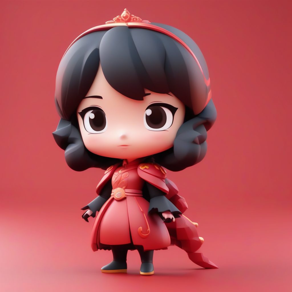 驯龙公主：抱着迷你龙蛋的勇敢Q版手办