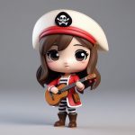 yi ge c4d ji jian q ban mang he na zhe xiao ti qin de hai dao nyu hai