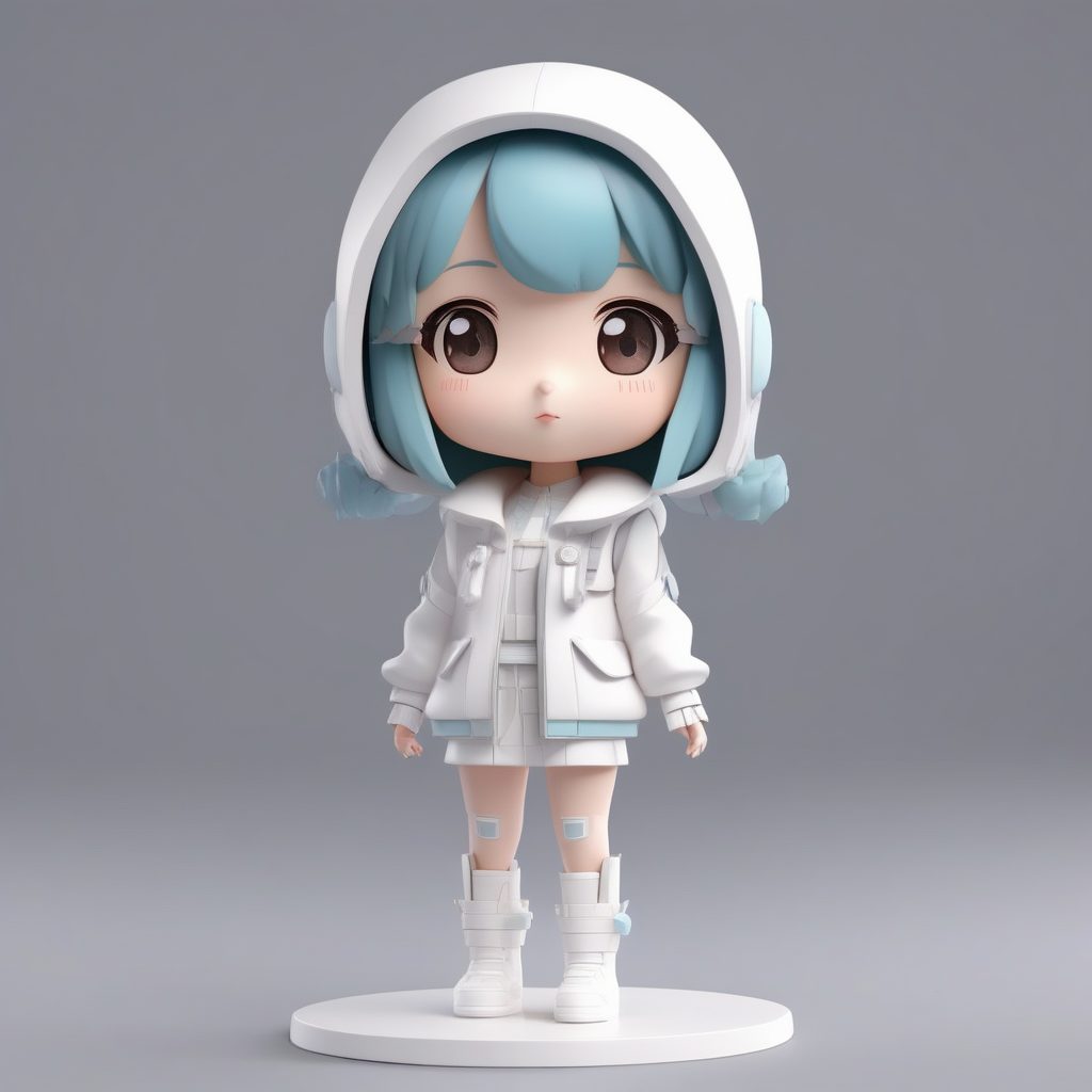 一个极简机械风格Q版盲盒