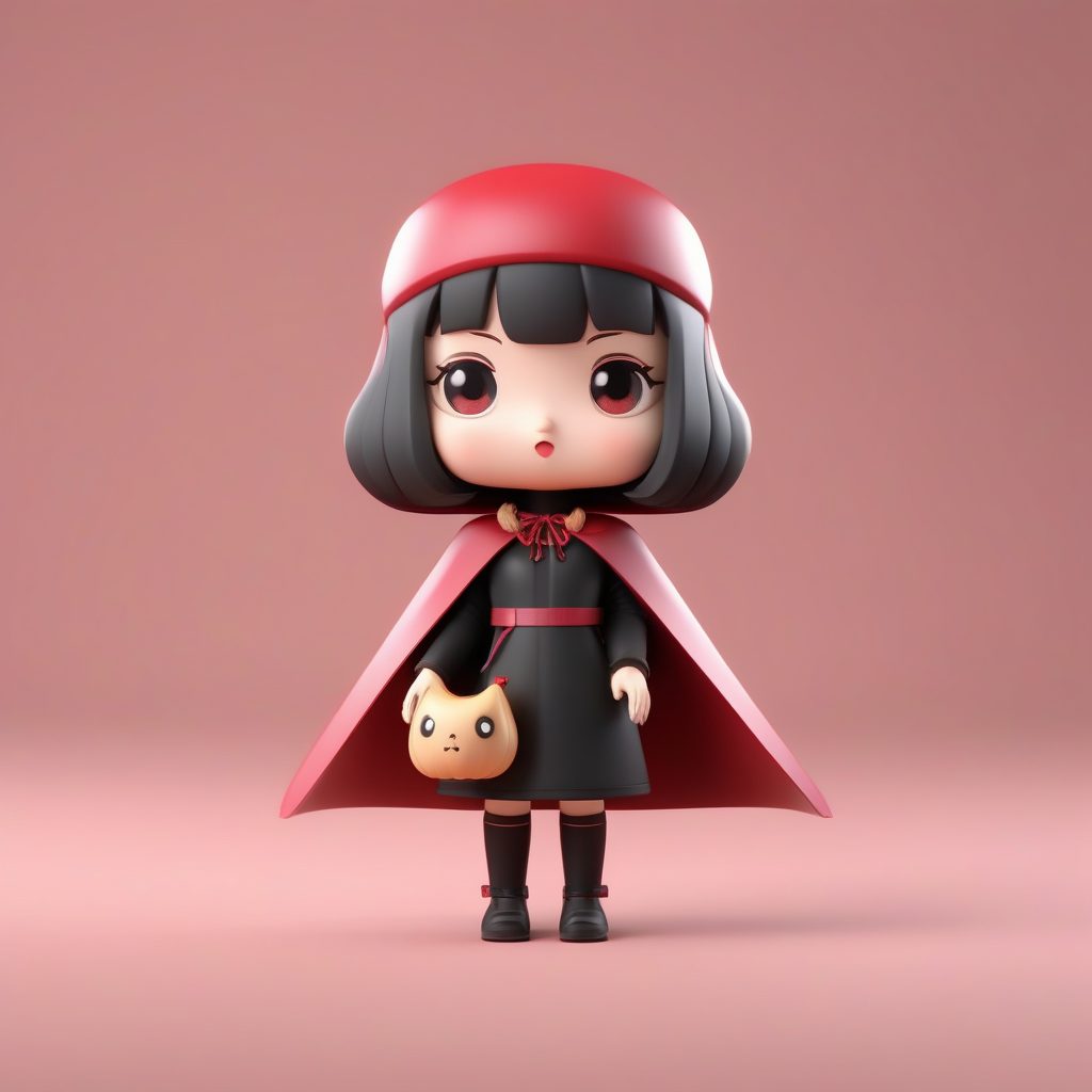 一只可爱粘土Q版吸血鬼伯爵女孩全身手办