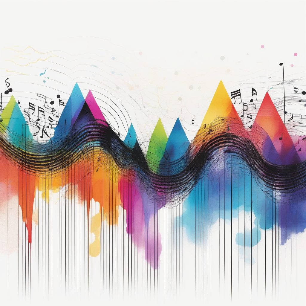 音乐律动的可视化：线条与几何的交响乐