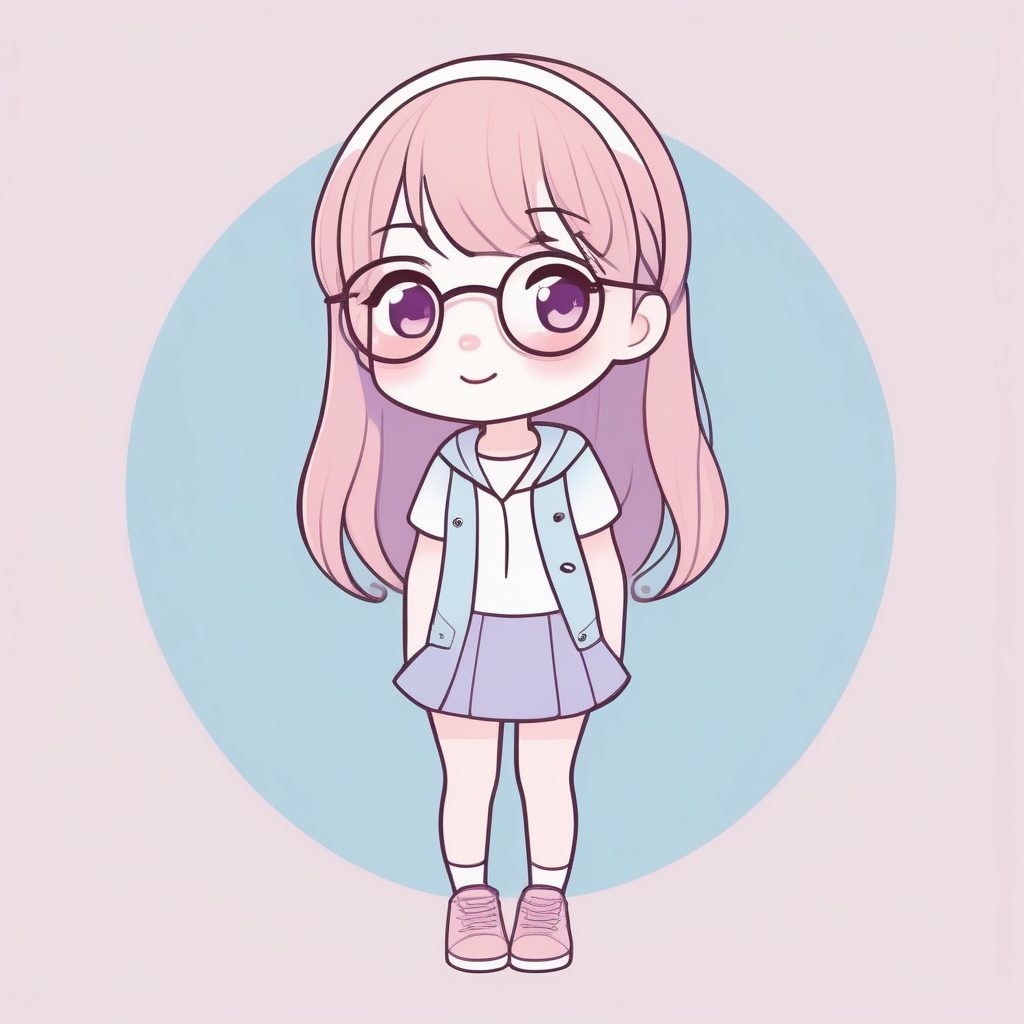 圆框眼镜:带有文静感的Q版涂鸦设计 7 圆框眼镜:带有文静感的Q版涂鸦设计