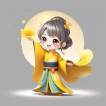 yuan qi huang se han fu q wa hui shou da zhao hu quan shen cha hua