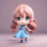 元气满满:准备奔跑的Q版在逃公主全身3D渲染 7 yuan qi man man zhun bei ben pao de q ban zai tao gong zhu quan shen 3d xuan ran