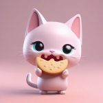 yuan qi zha yan mao er niang c4d gao pao guang q ban mang he shou ban xuan ran tu